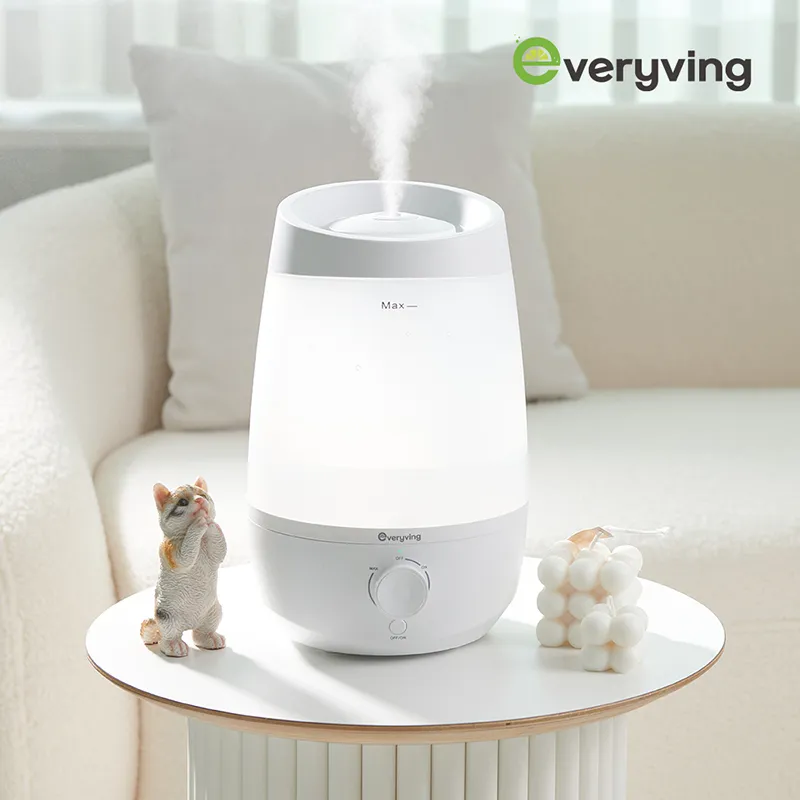 [Everving] 에브리빙 손쉽게 작동가능한 아쿠아 무드등 2.5L 가습기 Lime-1101G(업체별도 무료배송)