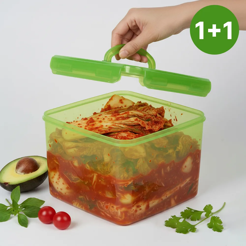 [1+1][맥스앤맥스] 국내생산 대용량 항균 김치통 밀폐용기 2.9L부터 (업체별도 무료배송)