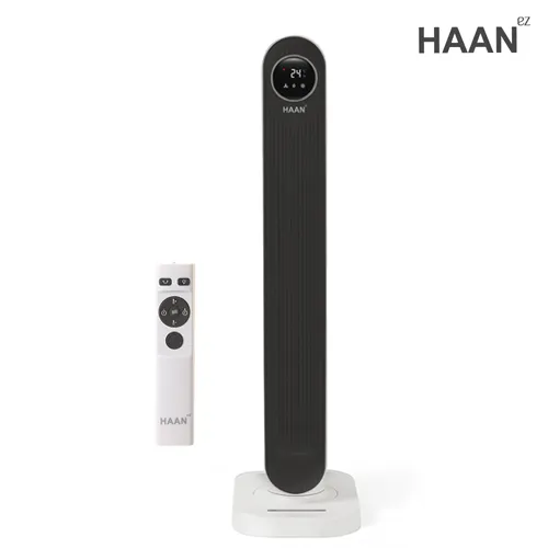 [한경희] 초저소음 스마트 PTC 타워형 리모컨 온풍기 전기히터 HAAN-P7000a (블랙)(업체별도 무료배송)