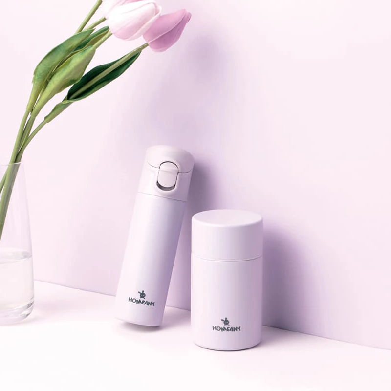 카밀리아 보온 보냉 머그 플라스크 텀블러 휴대용 원터치 (업체별도 무료배송)