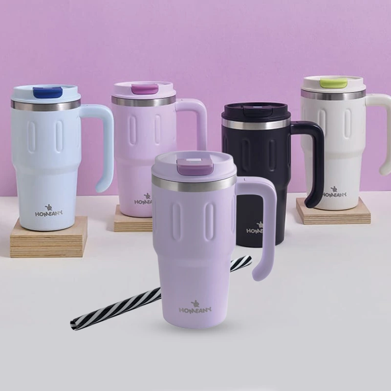 카밀리아 보온 보냉 텀블러 650ml 900ml (빨대증정) 대용량(업체별도 무료배송)