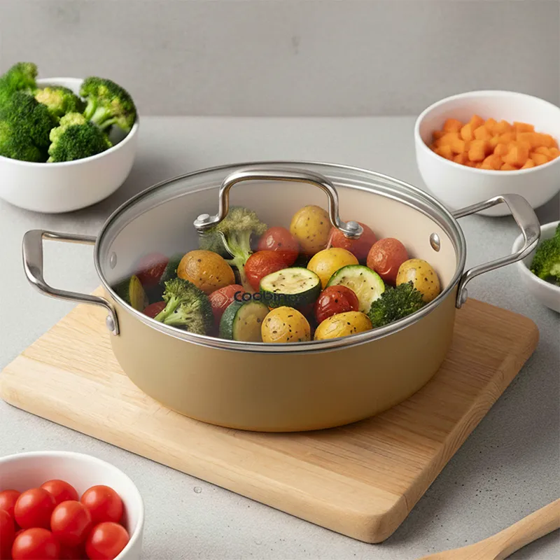 [Coobinox] 쿠비녹스 머쉬 모카 인덕션 전골냄비 22cm CO-13-05(업체별도 무료배송)