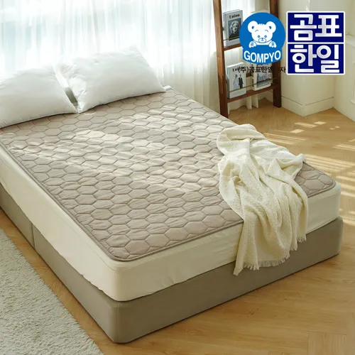 [곰표한일] IoT 프리미엄 EMF 카본 탄소 전기매트 네츄럴 베이지 NATURALBEIGE (미니싱글/슈퍼싱글/퀸더블원난방/퀸더블분리난방) (업체별도 무료배송)