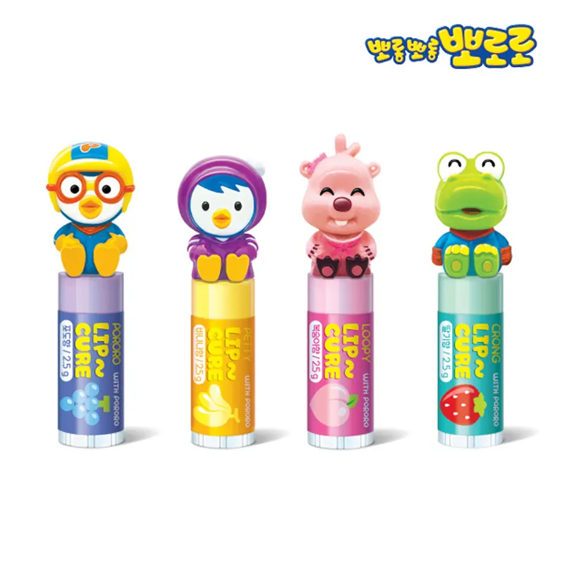 [뽀로로] 피규어 립밤 2.5g x 3개 (4종 중 선택)(업체별도 무료배송)