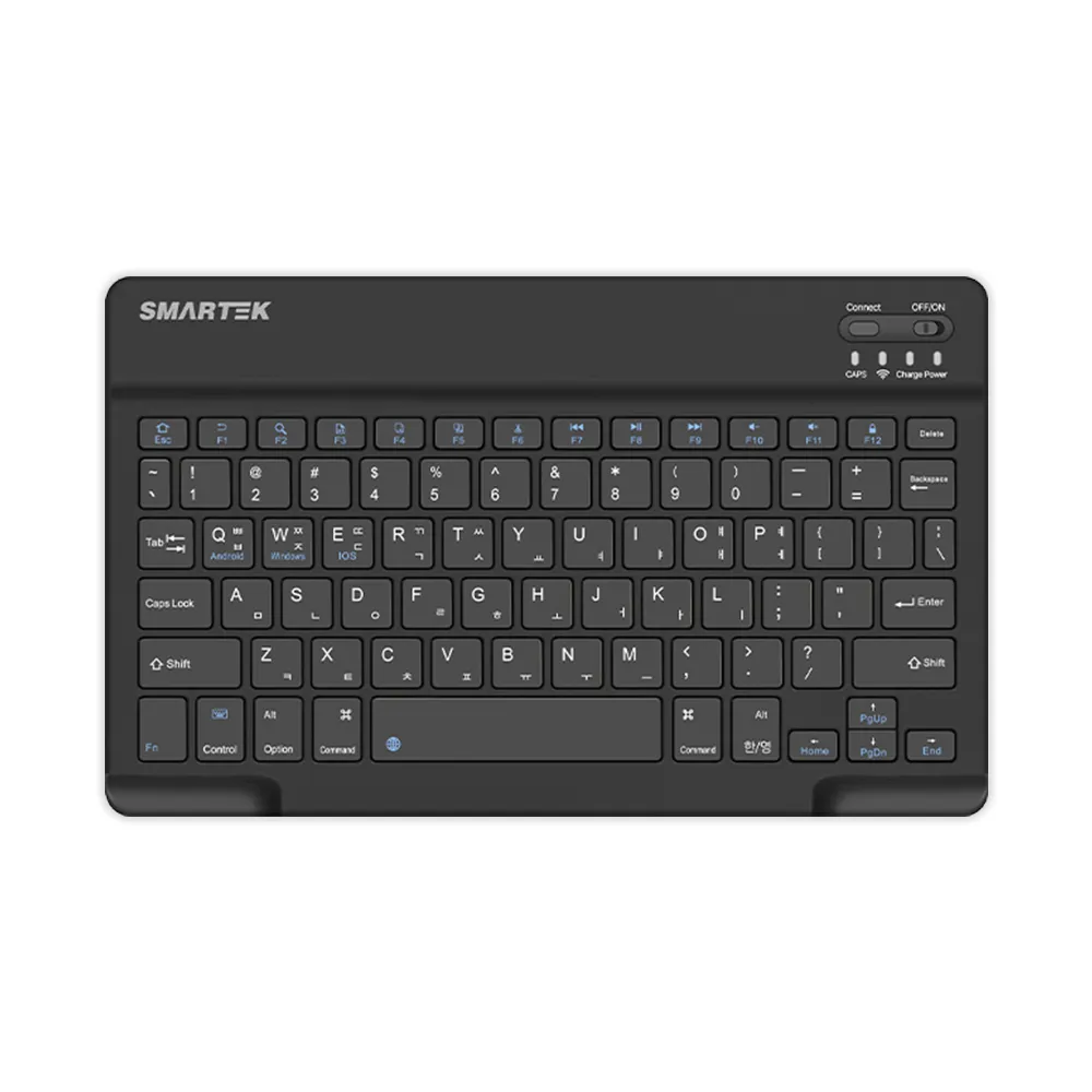[스마텍] 블루투스 키보드 (초경량 초슬림/안드로이드/ios/윈도우 호환) STBK-4000 블랙(업체별도 무료배송)
