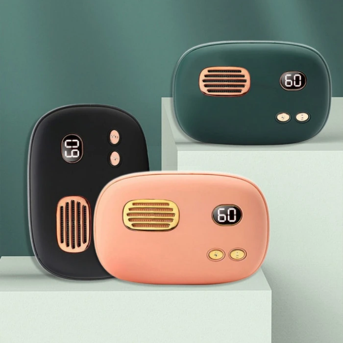 손난로 휴대용 보조배터리 5000mAh (다크그린/블랙/살구) UB-H3 (업체별도 무료배송)