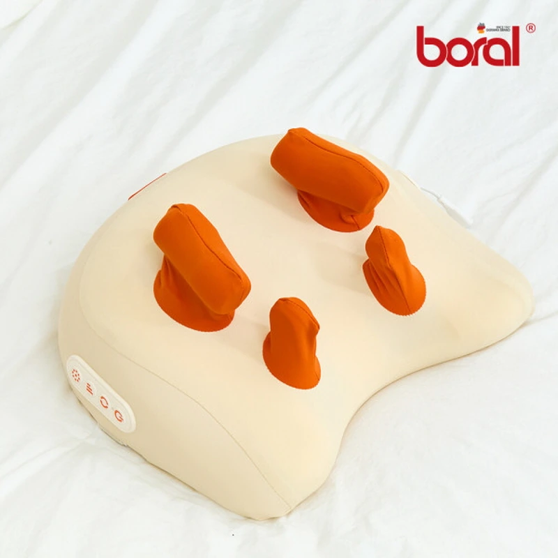 [Boral] 보랄 어디서나 간편사용 6D헤드 무선 목어깨 베개 마사지기 BR-NC200(업체별도 무료배송)