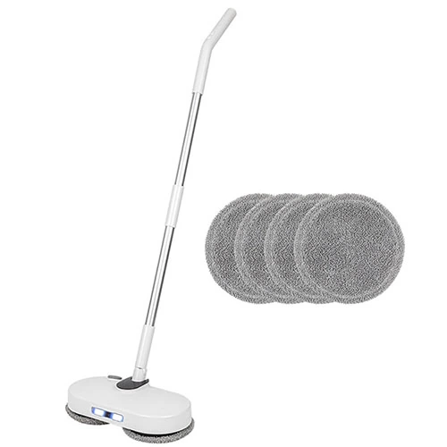 [유로파크] LED 듀얼 무선 물걸레 청소기 (물걸레패드 2세트 포함/C타입충전) EURO-0425 (업체별도 무료배송)