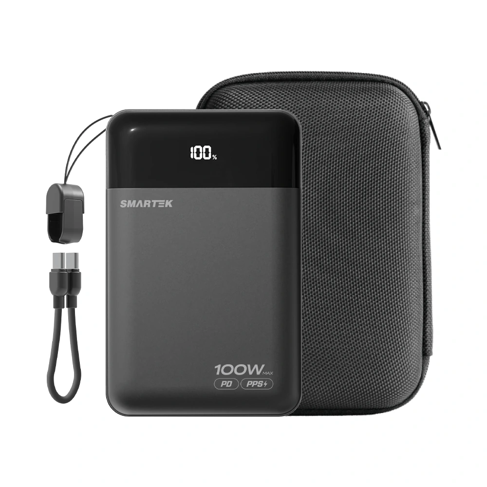 [스마텍] 100W 초고속 대용량 3포트 보조배터리 20,000mAh STPB-Q100W20 (업체별도 무료배송)