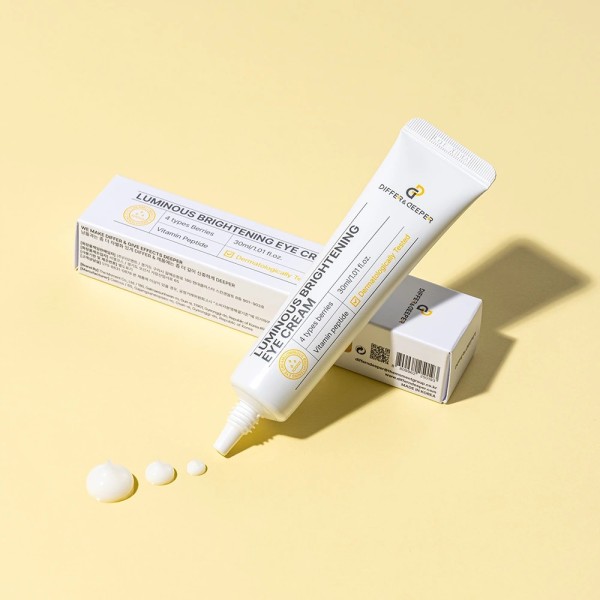 [1+1][디퍼앤디퍼] 루미너스 브라이트닝 아이크림 30ml (미백/주름개선 기능성)(업체별도 무료배송)