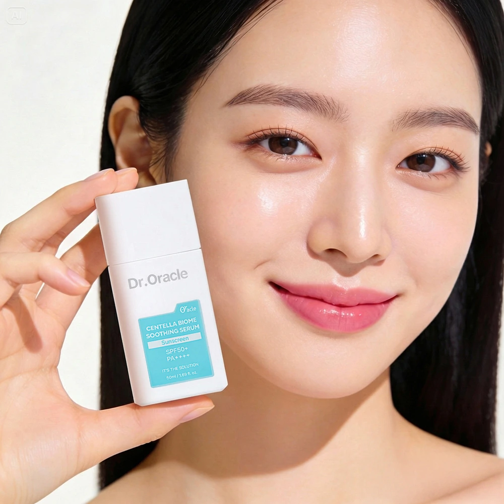 [닥터오라클] 진정 독점원료 센텔라바이옴 수딩 선 세럼 50ml x 2개 (업체별도 무료배송)