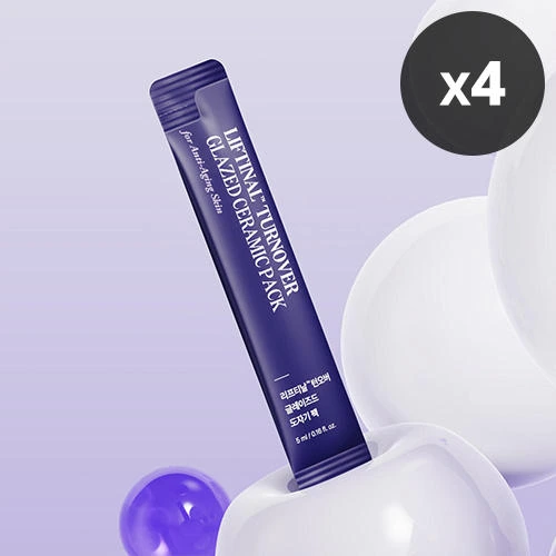 [마일드랩] 리프티날 턴오버 글레이즈드 도자기 랩팩 5ml*4개입 x 4박스 (4주분)(무료배송)