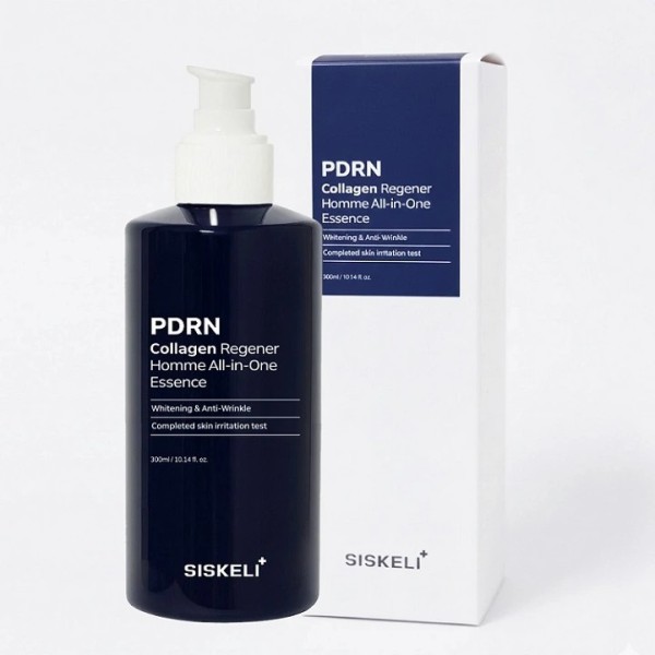 [시스켈리] PDRN 콜라겐 리제너 옴므 올인원 에센스 300ml (미백/주름개선 기능성)(업체별도 무료배송)