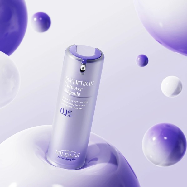 [마일드랩](레티날 0.1%) 5GF 리프티날 턴오버 앰플 30ml (미백/주름개선 기능성)