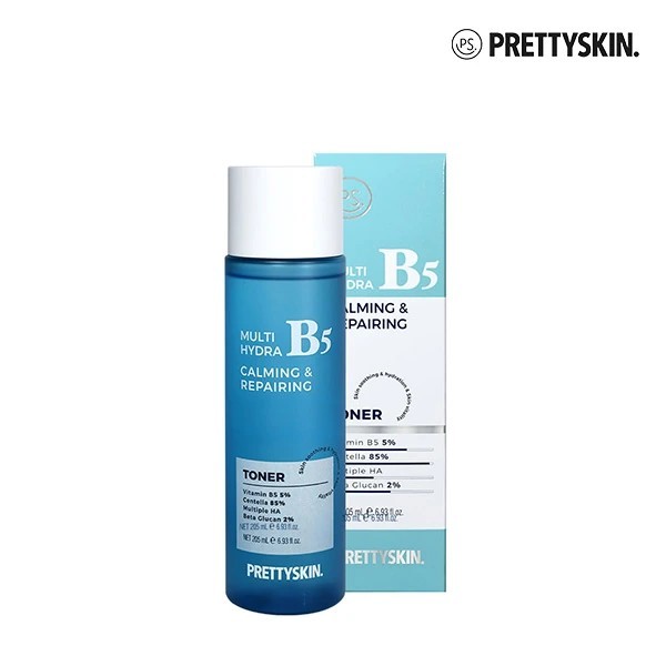 [프리티스킨] 멀티 하이드라 B5 카밍 앤 리페어링 토너 205ml (업체별도 무료배송)
