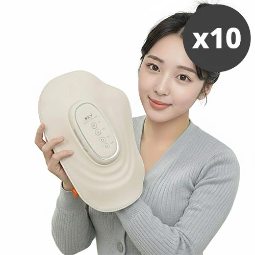 [대량구매관][스카이] 플래티넘 공기압 온열 손 마사지기 x 10개 EM12 (C타입충전) (업체별도 무료배송)