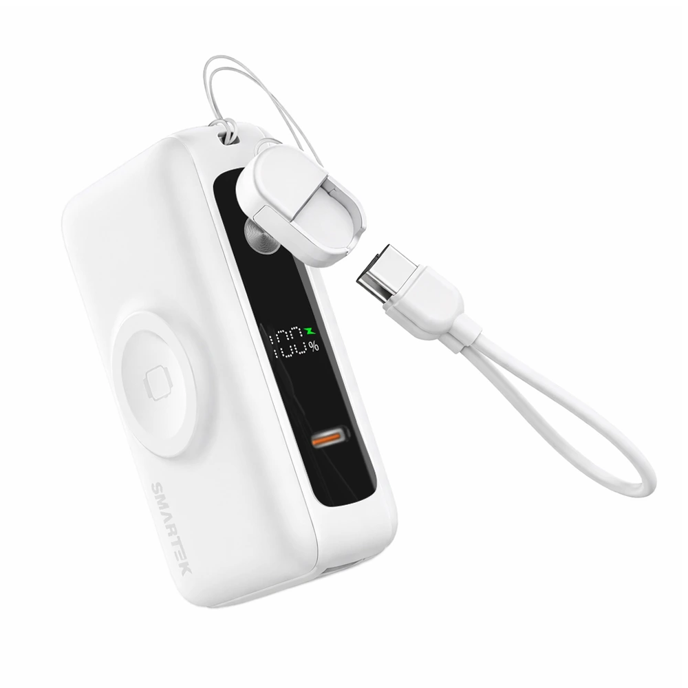 [스마텍] 3in1 22.5W 무선 고속충전 보조배터리 10000 STPB-DBW100 (업체별도 무료배송)