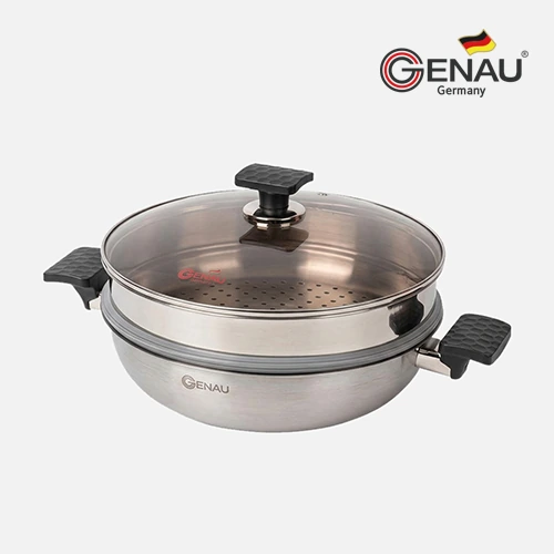 [제너] 라인 IH 궁중전골 스텐 찜기 30cm (업체별도 무료배송)