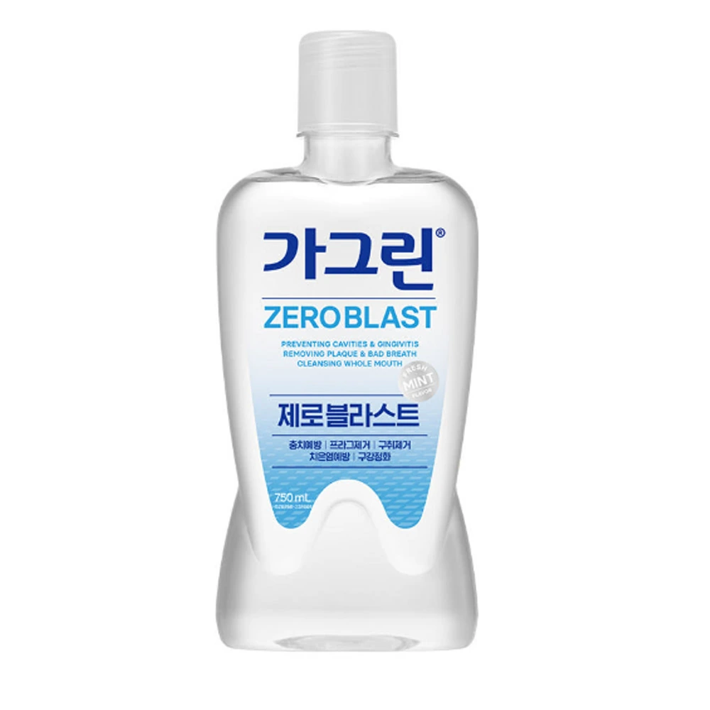 [가그린] 제로 블라스트/유자민트 구강청결제 750ml (1개입) (2종 택1) (업체별도 무료배송)