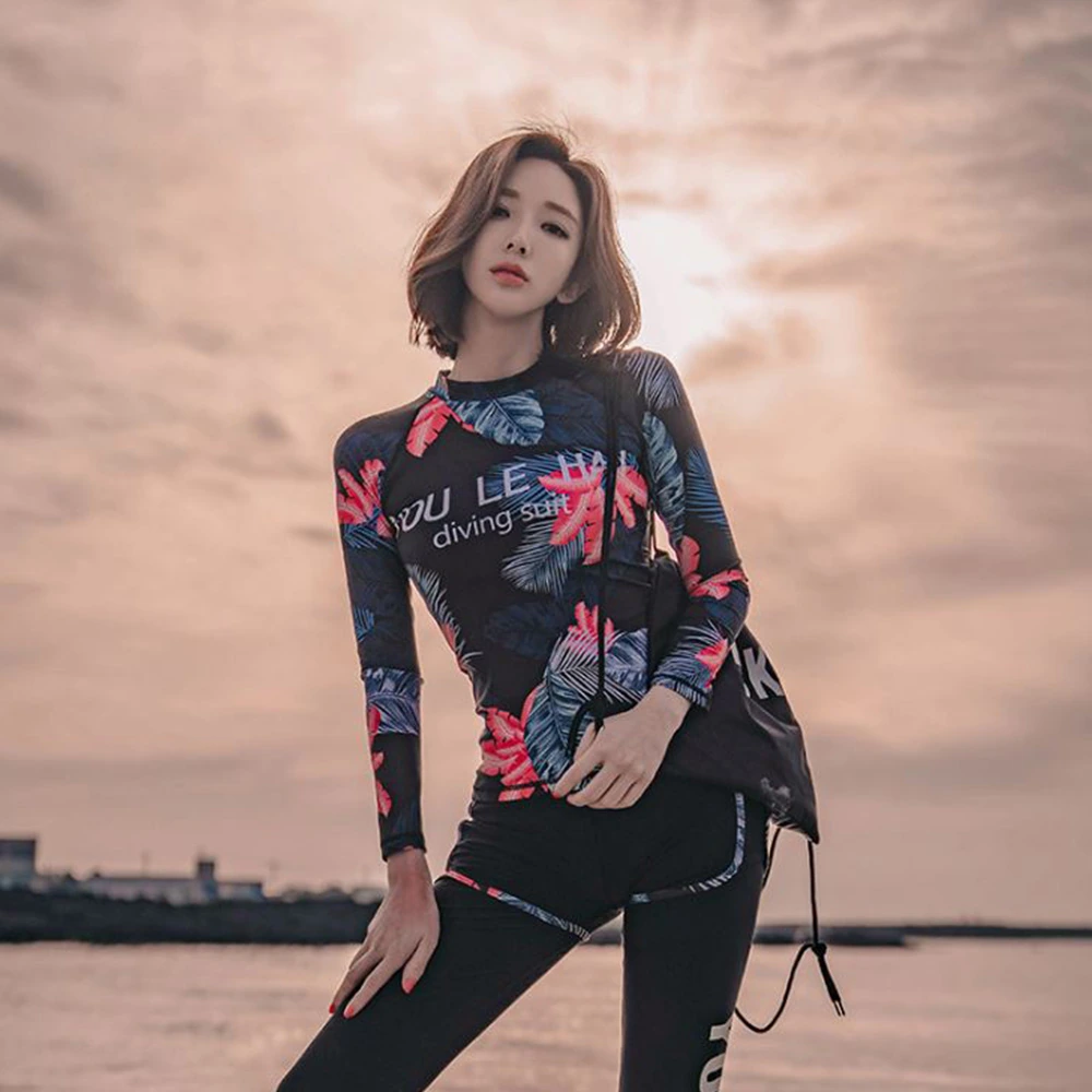 재고소진임박 세레나데 여성 래쉬가드 3종세트 수영복 비치웨어 (업체별도 무료배송)