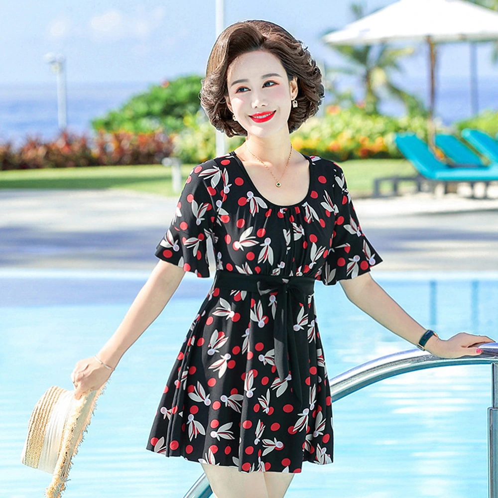 품절임박 여성 빅사이즈 래쉬가드 원피스 수영복 엄마 중년 (업체별도 무료배송)