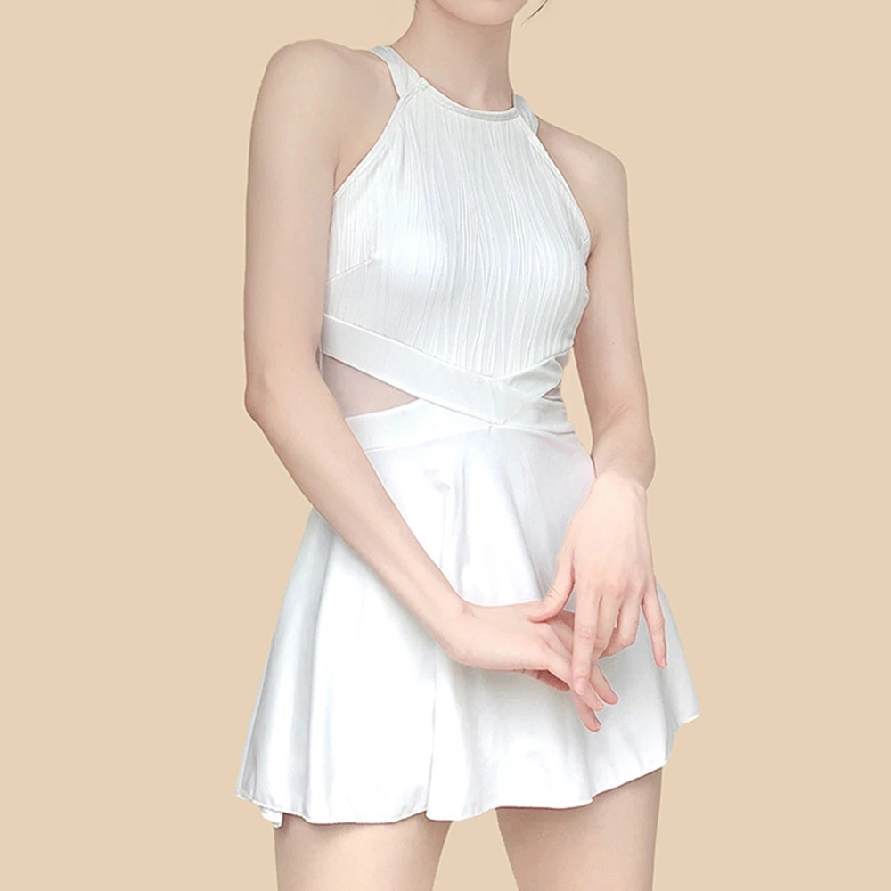 창고털이 홀터넥 모노키니 뒤트임 여성 원피스 수영복 (업체별도 무료배송)