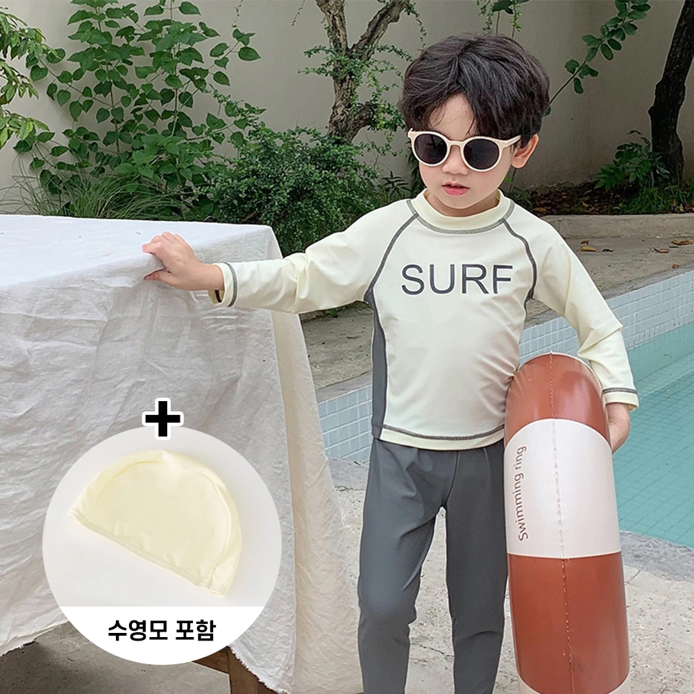 아동 실내 수영복 영유아 수영복 키즈 여아 수영복 래쉬가드 수영모 포함 (업체별도 무료배송)